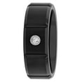thumbnail image 3 of Men's Black Tungsten Wedding Band 8MM Diamond Accent Wedding Ring, 3 of 4