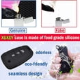 thumbnail image 3 of 3 Button Flip Remote Smart Key Fob Silicone Skin Car Case Cover For Nissan Qashqai Skyline Juke Alissa X-trail Keyless Protector, 3 of 5