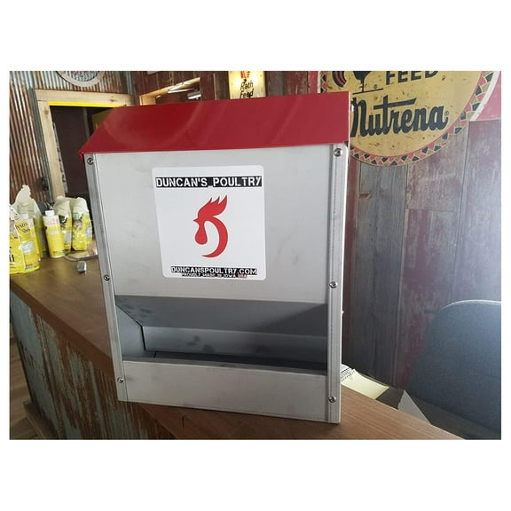 Duncans Poultry 30 LB Space Saver Wall Feeder