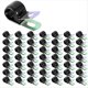 thumbnail image 1 of Abrazadera de Cable Recubierta Abrazadera Cable de Acero Galvanizado Abrazadera Metal Abrazadera de Alambre Amortiguador Goma Abrazadera Aislamiento Abrazadera Manguera 50 Piezas, 1 of 7
