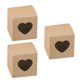 thumbnail image 1 of EeaseMX 50 unidades de caramelos cuadrados de papel Kraft con forma de corazón para ventana, para cupcakes, recuerdos de boda, accesorios para fiestas, 1 of 7