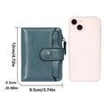 thumbnail image 3 of KAWELL Small Women Wallet Leather Bifold Card Holder RFID Blocking with ID Window, 3 of 8