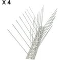thumbnail image 2 of piezas de pinchos antipájaros de acero inoxidable, pinchos antipájaros de acero, pinchos antipalomas, pinchos repelentes de pájaros, para techos y ventanas de balcones, 33 cm, 2 of 5