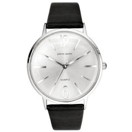 Pierre Cardin Men's Silvertone Case Watc