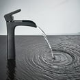 thumbnail image 6 of Black Bathroom Basin Faucet Vessel Sink Lavatory Mixer Tap With Pop Up Drain, 6 of 9
