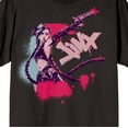 thumbnail image 2 of Arcane League Of Legends Jinx Front & Back Art Adult Black Crew Neck Short Sleeve T-shirt-3XL, 2 of 4