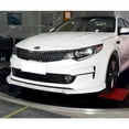 thumbnail image 3 of For 2016-2018 Kia Optima LX EX STP-Style Painted White Front Bumper Spoiler Lip, 3 of 5