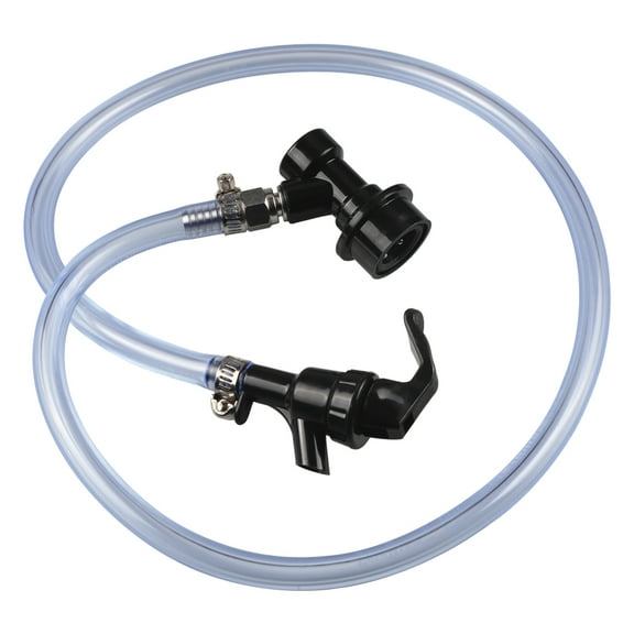 PERA 3/16" ball lock line assembly, picnic tap with 3ft beer line for home brewing