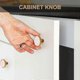 thumbnail image 4 of 4pcs Drawer Door Handle 32mm Furniture Knob Single Hole Round Drawer Knobs Door Knobs, Furniture Handles For Cupboard Kitchen Cupboard White, 4 of 5