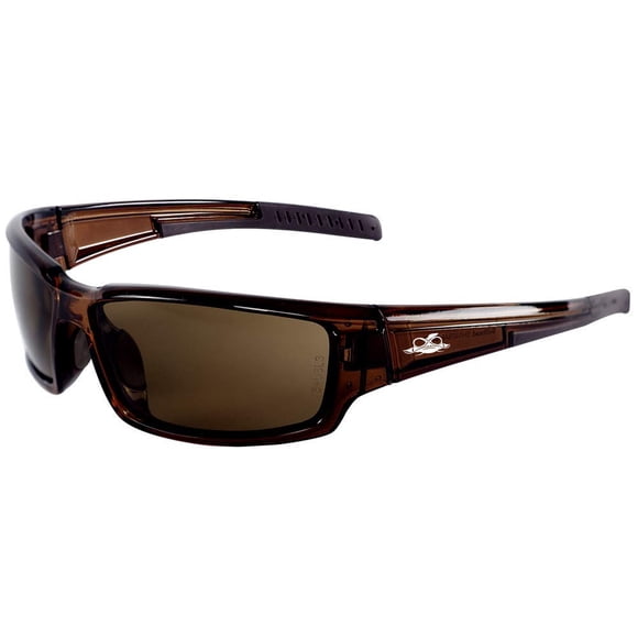 Gafas de seguridad Bullhead Safety Maki Antivaho Brown Lens