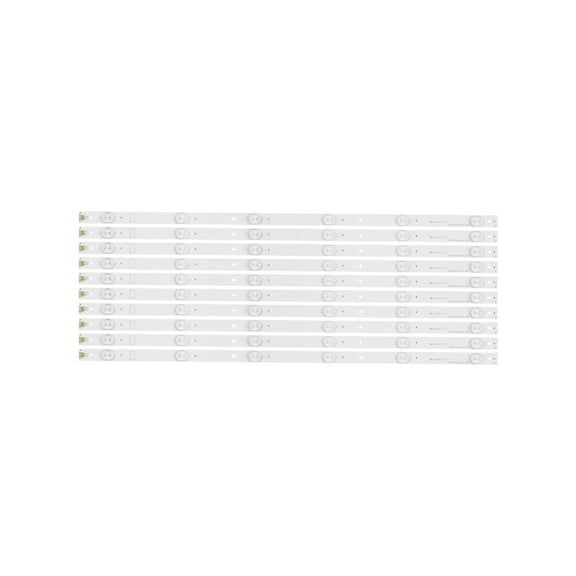 SEE NOTE 10pcs LED Backlight Strips For Hisense LTDN55K321 55H7B 55H7B2 55H7C 55H78G 55K3201GUWUS UB55EC591 LC-55N6000U DEXP U55B9000HSVH550AF2_6LED_REV02 HD550DU-B51