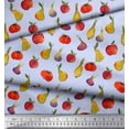 thumbnail image 3 of Soimoi Blue Poly Georgette Fabric Fruits & Vegetable Decor Fabric Printed Yard 42 Inch Wide, 3 of 3