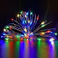 thumbnail image 2 of with Timer Function Battery Operated Dewdrop Led Lights,Mini Fairy Lights for Home Parties Christmas/Halloween Holiday Decoration,6 Hours on/18 Hours Off,30 LEDs,10 Feet (Multi Color, 4), 2 of 10