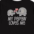 thumbnail image 4 of Inktastic Papaw Grandpa Loves Me Gift Boys or Girls Long Sleeve Toddler T-Shirt, 4 of 5