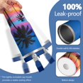thumbnail image 2 of 30 Oz Tumbler Colorful Sky Coconut Trees Tumbler with Lid and Straw, Birthday Gift Cup for Friend Women Men Coffee Travel Mug Thanksgiving Day Halloween Christmas Gift Water Bottle, 2 of 7