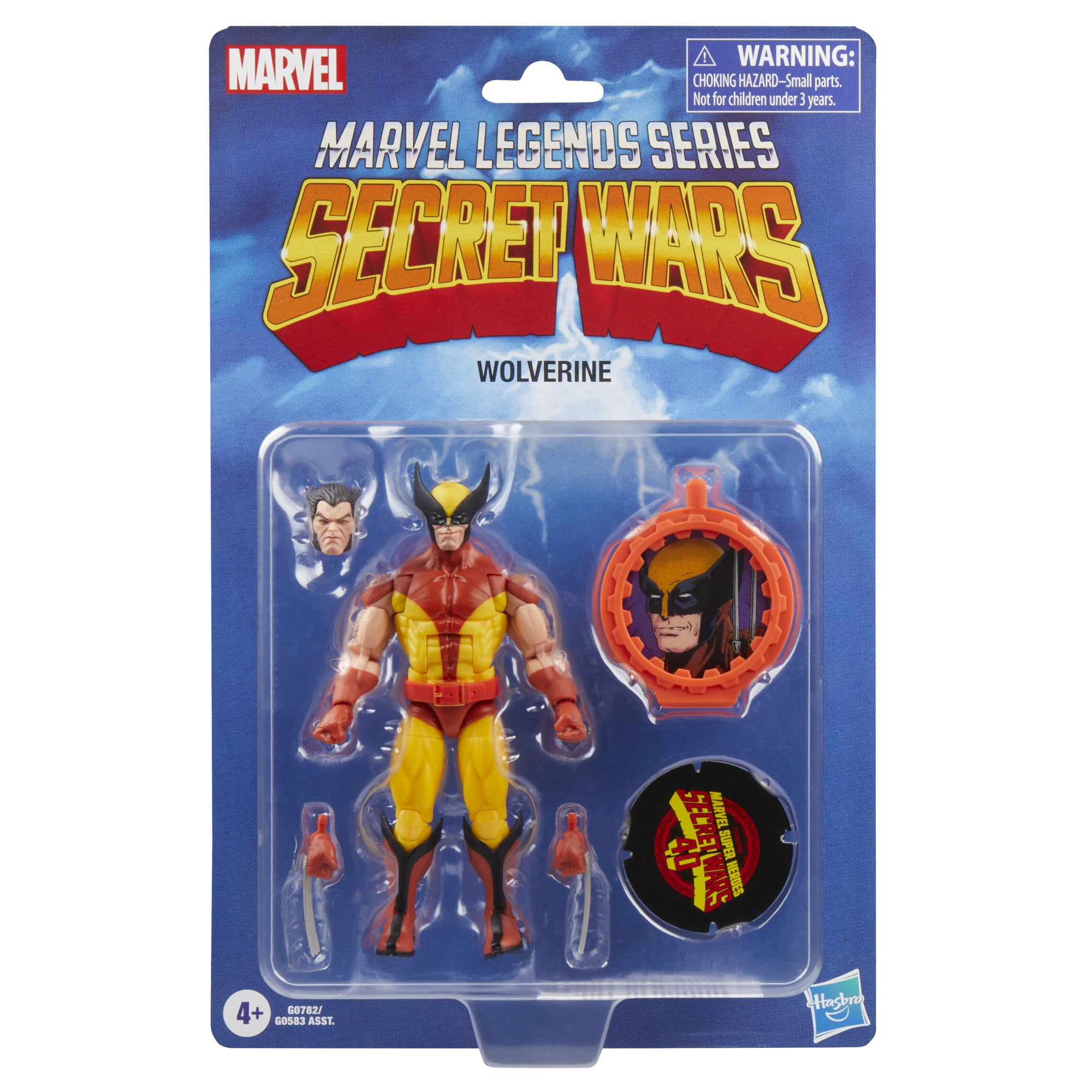 Marvel Legends Series Secret Wars Wolverine, Retro Marvel Comics Collectible Action Figure (6”)