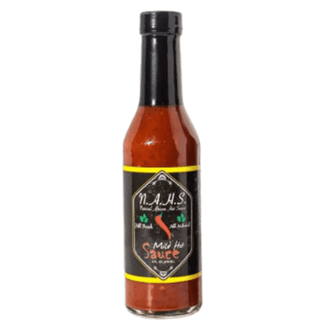 NAHS  Mild Hot Sauce - Bold and Spicy Gourmet Condiment, 8oz Bottle