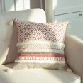 thumbnail image 3 of Almohada bohemia cuadrada moderna, almohada decorativa tejida jacquard, sala de estar, sala de sofá 45 x 45 cm, 3 of 8