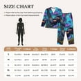 thumbnail image 4 of Daiia Cute Fuzzy Fantasy Creatures for Women's Long-Sleeved Pajama Set – Soft & Comfortable Sleepwear Button-Up Pajamas Cozy Lounge Wear-Large, 4 of 7