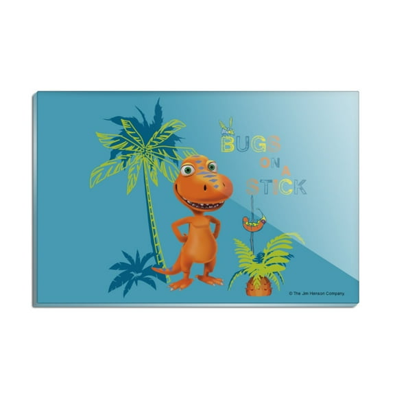 Dinosaur Train Bugs on a Stick Buddy T-Rex Rectangle Acrylic Fridge Refrigerator Magnet