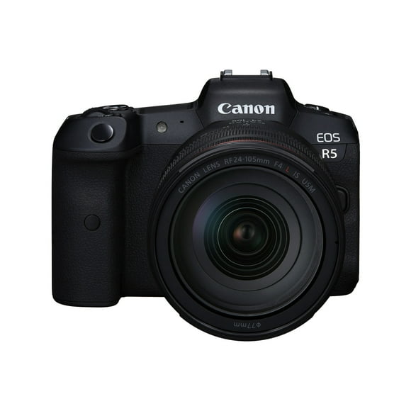 Canon EOS R5 Full Frame Mirrorless Camera + RF 24-105mm F4 L is USM Lens Kit