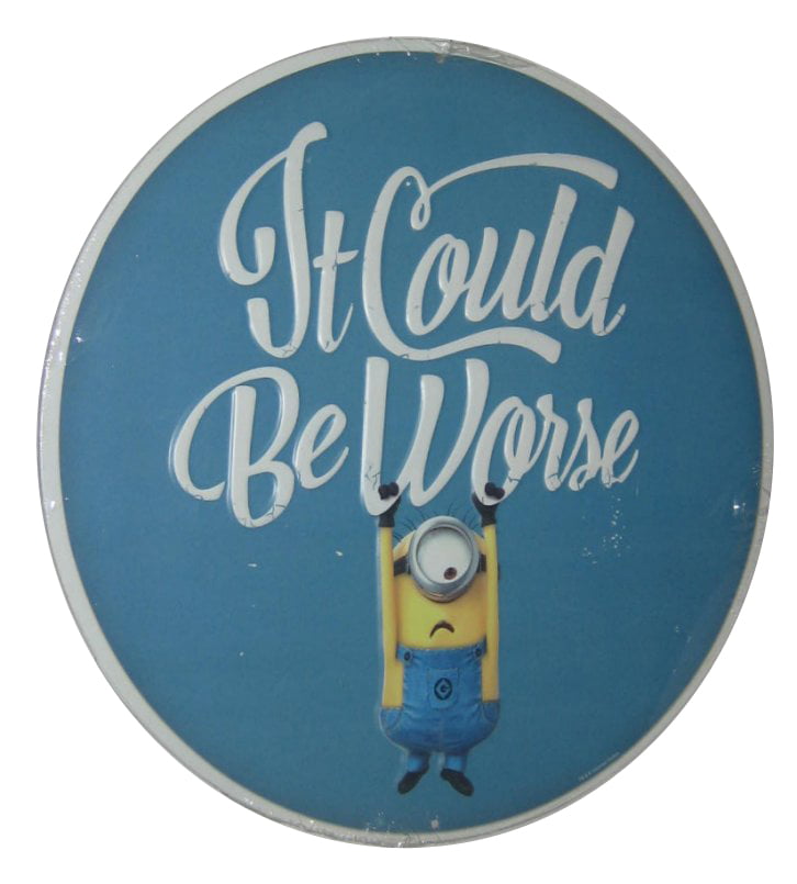 Details about   Metal Tin Sign Minion Despicable Me Don't Blend In Stand Out  Stay Original 