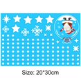 thumbnail image 1 of Calcomanía de ventana de Navidad Pegatinas de copo de nieve de Papá Noel Calcomanías de pared de invierno para habitaciones de niños Decoraciones de ventana de Navidad de Año Nuevo Tan Jianjun  unisex, 1 of 2