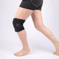 thumbnail image 5 of Kids Youth Knee Brace With Adjustable Straps And Open Patella Design For Basketball And Sports(Black-58cm), 5 of 5
