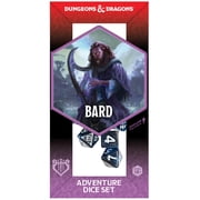 Dungeons & Dragons: D&D Adventure Dice: Bard - Blue & Black - 14pc RPG Die Set, Class Symbols, Collectible, Roleplaying Game Accessory, Sirius Dice