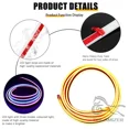 thumbnail image 5 of Led Hood Light Strip Flexible Waterproof Dynamic Scan Start Up Hoodbeam Kit DRL Daytime Running Lights Exterior Led Lights for Cars,Truck,SUV,12V White 240CM/94inch,1 Set, 5 of 5