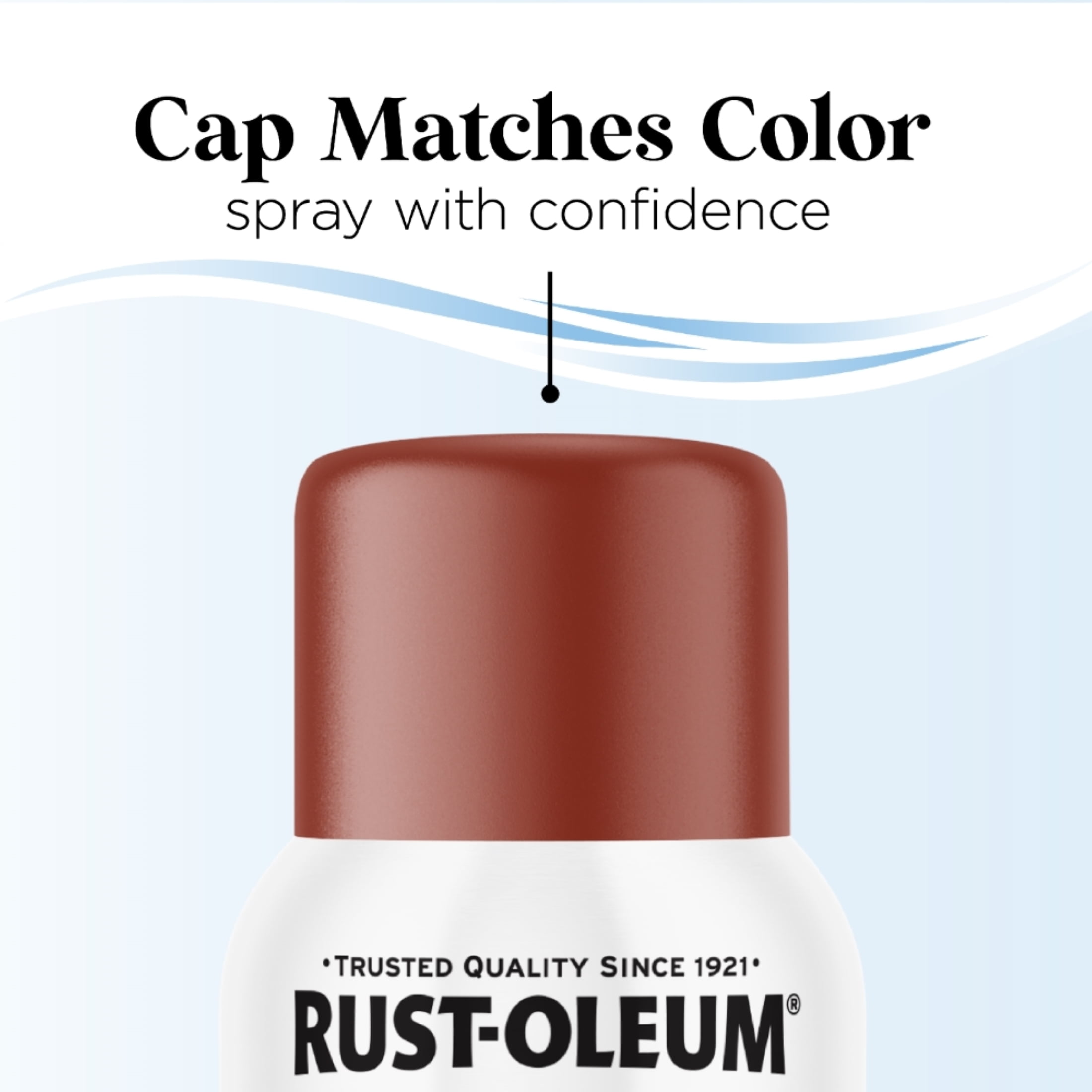 (6 pack) Timeless Red, Rust-Oleum Low Odor Premium Matte Spray Paint-388281, 11 oz