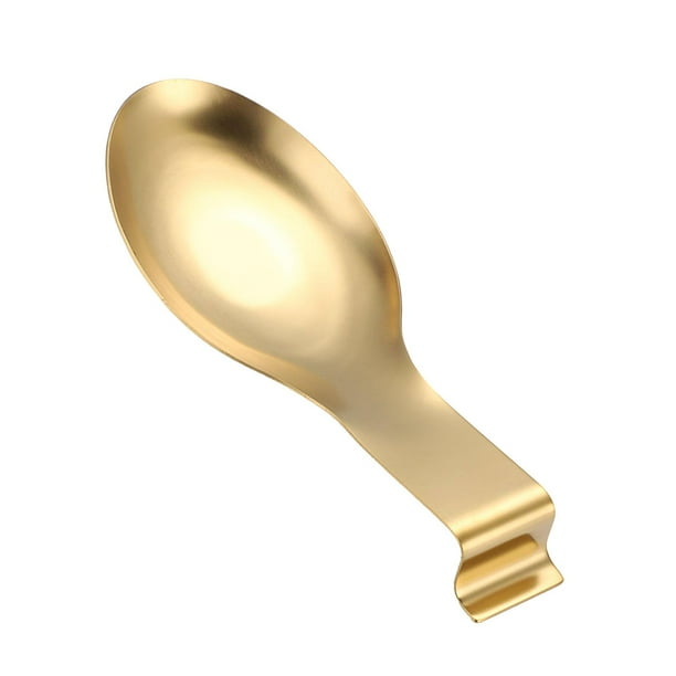 Soporte para cucharas, espátula, cucharón, vajilla, estante para cucharas, bandeja para mostrador, buffet Oro
