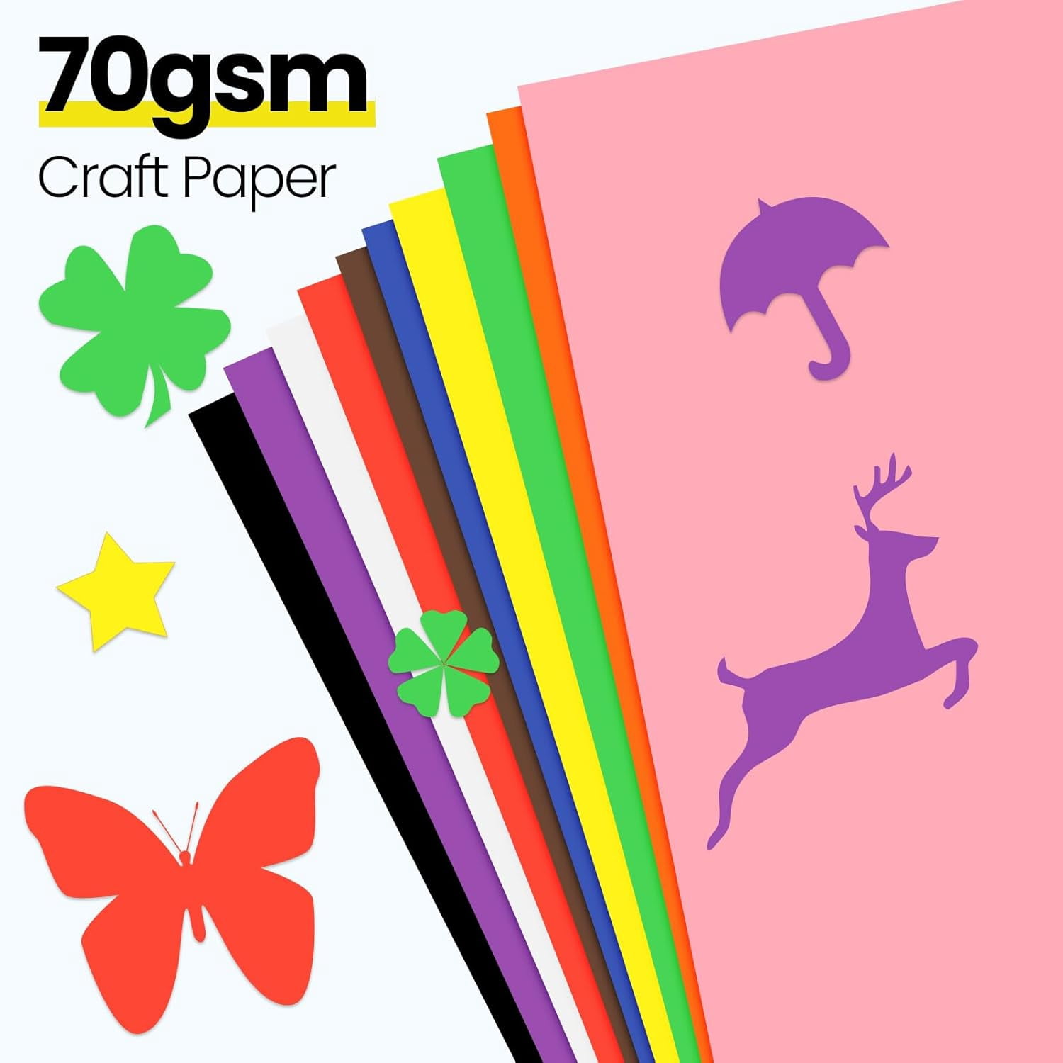 1500 Sheets Construction Paper Bulk, 11.4'' x 7.9'' Lightweight Art Supplies Assorted Colors Construction Paper for Drawing Decor, DIY Craft, Office Printing, 10 Colors