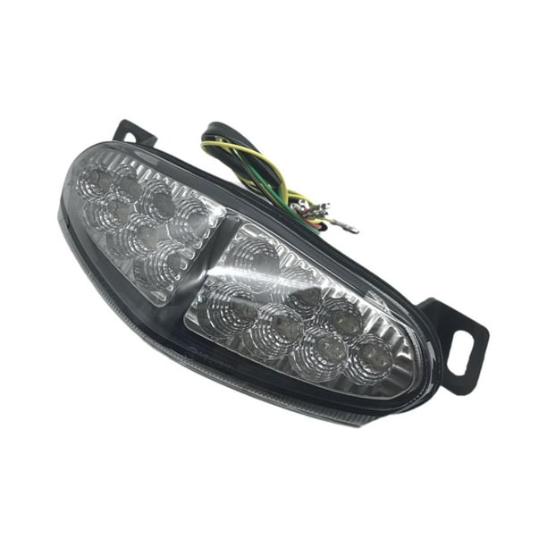 Luz trasera de motocicleta, luz de señal de para 2011 2010 Concha negra