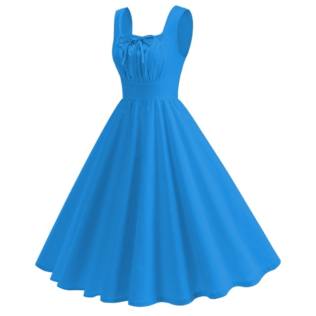 Gspmoly Robe d'Été, Robe d'Été Mode pour Femmes à Empiècements à Manches Courtes Décontractée pour Soirée, Bal de Promo, Robe de Cocktail Offres Prime