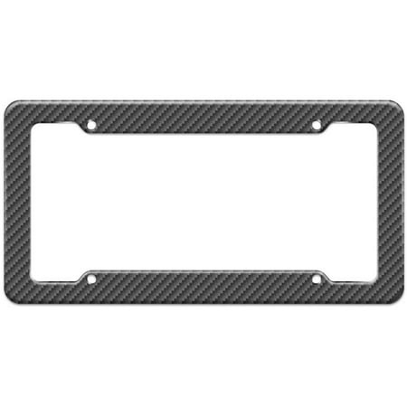 Carbon Fiber Pattern License Plate Frame