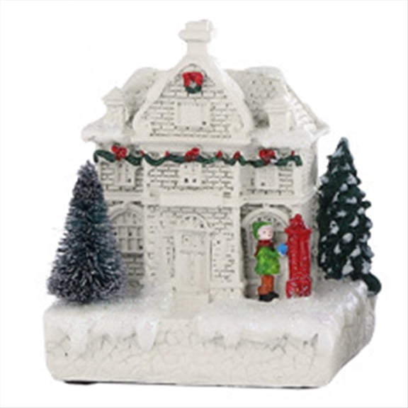 Christmas Scene Village Town Winter Snow Village LED Light Decoration Gift Holiday Desktop Decoration B,1 * Christmas igloo