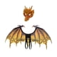 thumbnail image 5 of Disfraz de dragón con alas, juego de máscara de dinosaurio, ala de dragón para disfraz de Halloween, recuerdo de fiesta, disfraz, juguete de regalo de Amarillo Yinane Disfraz de juego de simulación, 5 of 8
