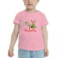 thumbnail image 2 of Merry Christmas My 1st Christmas Deer Cute Toddler Tshirts for Boys Girls (Pink, Youth L), 2 of 5
