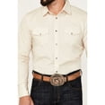 thumbnail image 3 of Gibson Trading Co Men's Axe Basic Long Sleeve Snap Western Shirt Taupe X-Large, 3 of 4