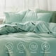 thumbnail image 3 of Juego de sábanas Bedsure California King de 4 piezas, color verde menta suave, 3 of 9