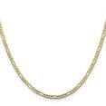 thumbnail image 3 of 10k Yellow Gold 3mm Figaro Chain Necklace Pendant Charm, 3 of 9