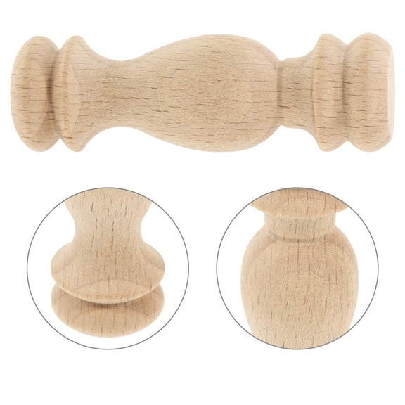 Masteelf 10 Pcs Balusters Solid Wood Column 6.00X1.80X1.80CM Khaki