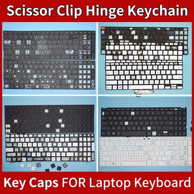 Replacement Keycap Key Cap CUP Scissor Clip Hinge For ASUS TUF GAMING VivoBook ADOL ExpertBook ZenBook ROG Laptop Keyboard 4 Hinge