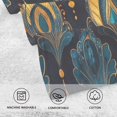 thumbnail image 5 of Yayeee 2 Pack Hand Towels for Bathroom 100% Cotton 16" x 28" Soft Absorbent Kitchen Towel, Navy Blue Art Pattern, 5 of 7