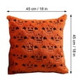 thumbnail image 2 of Halloween Throw Pillow Covers 18x18 Inch, Soft Plush Embroidered Decorative Square Pillowcases, Farmhouse Holiday Cushion Covers for Couch Sofa Living Room Bedroom Outdoor Home Decor, 2 of 5