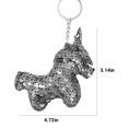 thumbnail image 1 of LLavero de gato con lentejuelas brillantes a la moda, llavero de cuerno brillante, llaveros de sirena, Animal, tortuga, colgante para bolso de mujer, 1 of 4