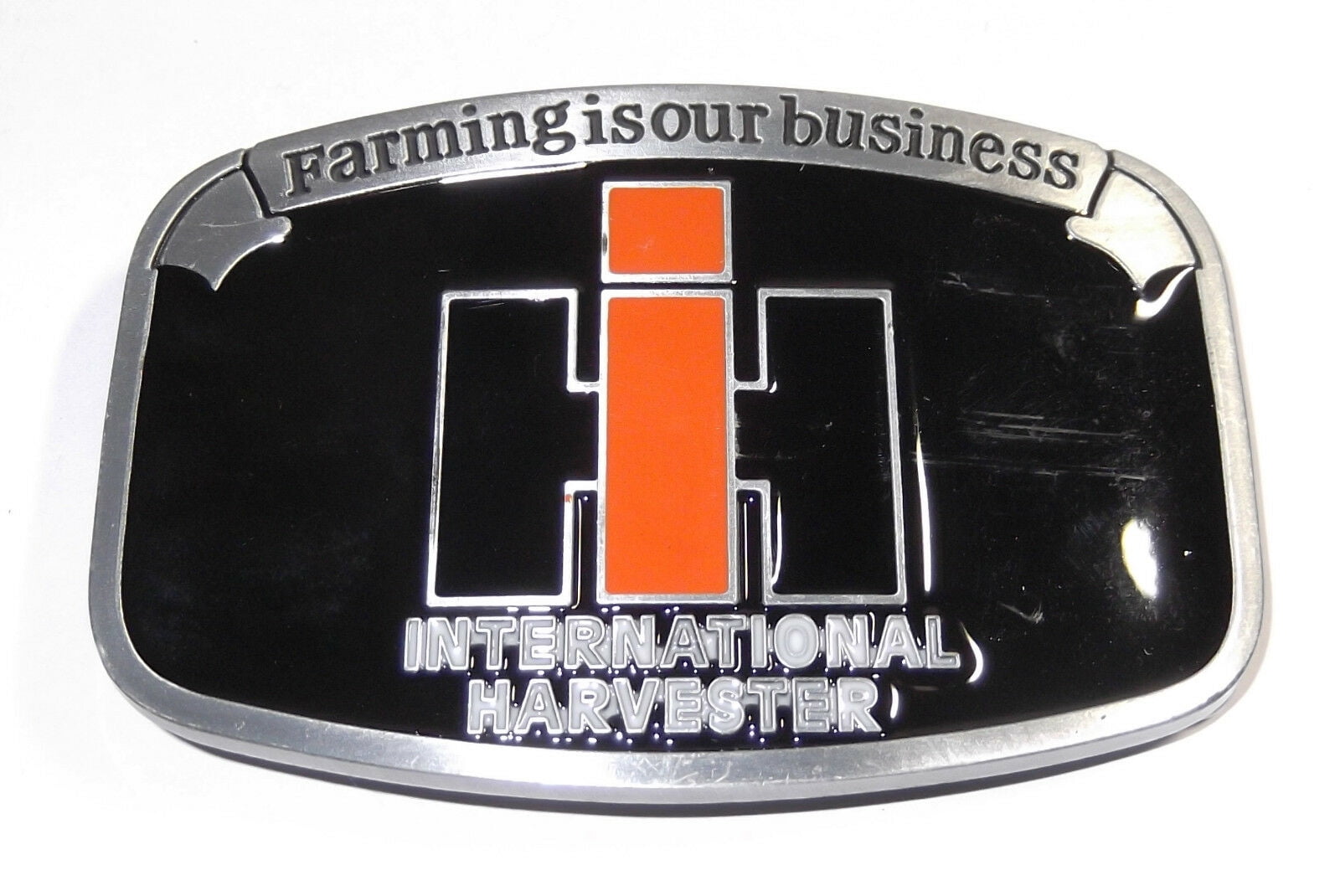 International Harvester Metal w/ Enamel Accents Belt Buckle - Walmart.com