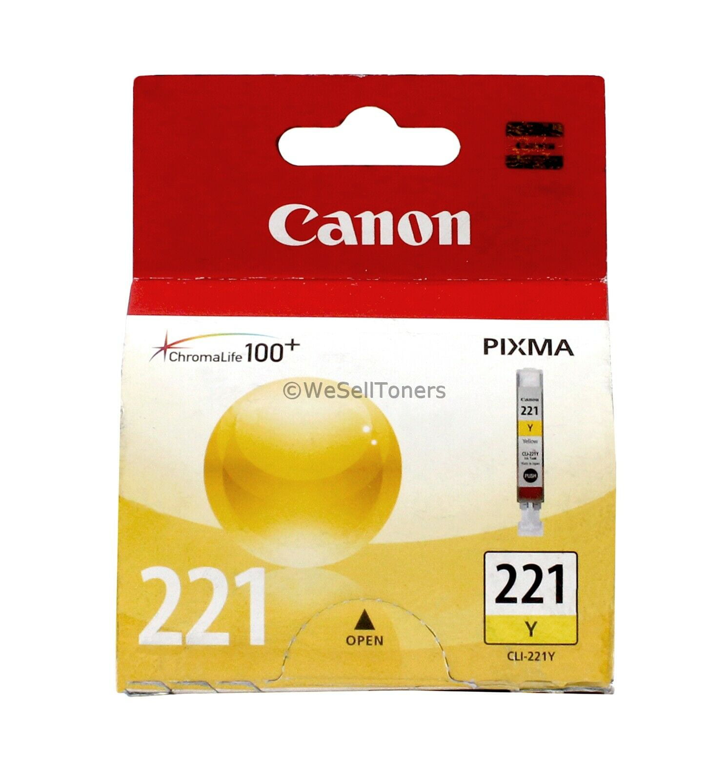 Yellow Ink Cartridge GENUINE NEW Canon CLI-221 2949B001 