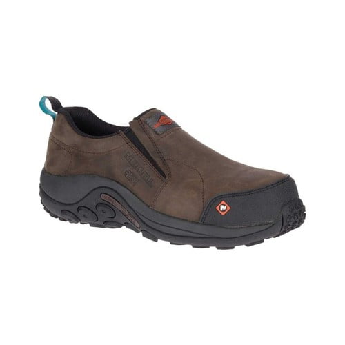 merrell work jungle moc leather composite toe